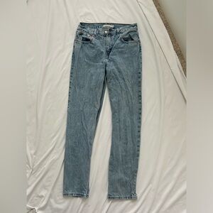 Levi’s low pro jean, color: Charlie Glow Up